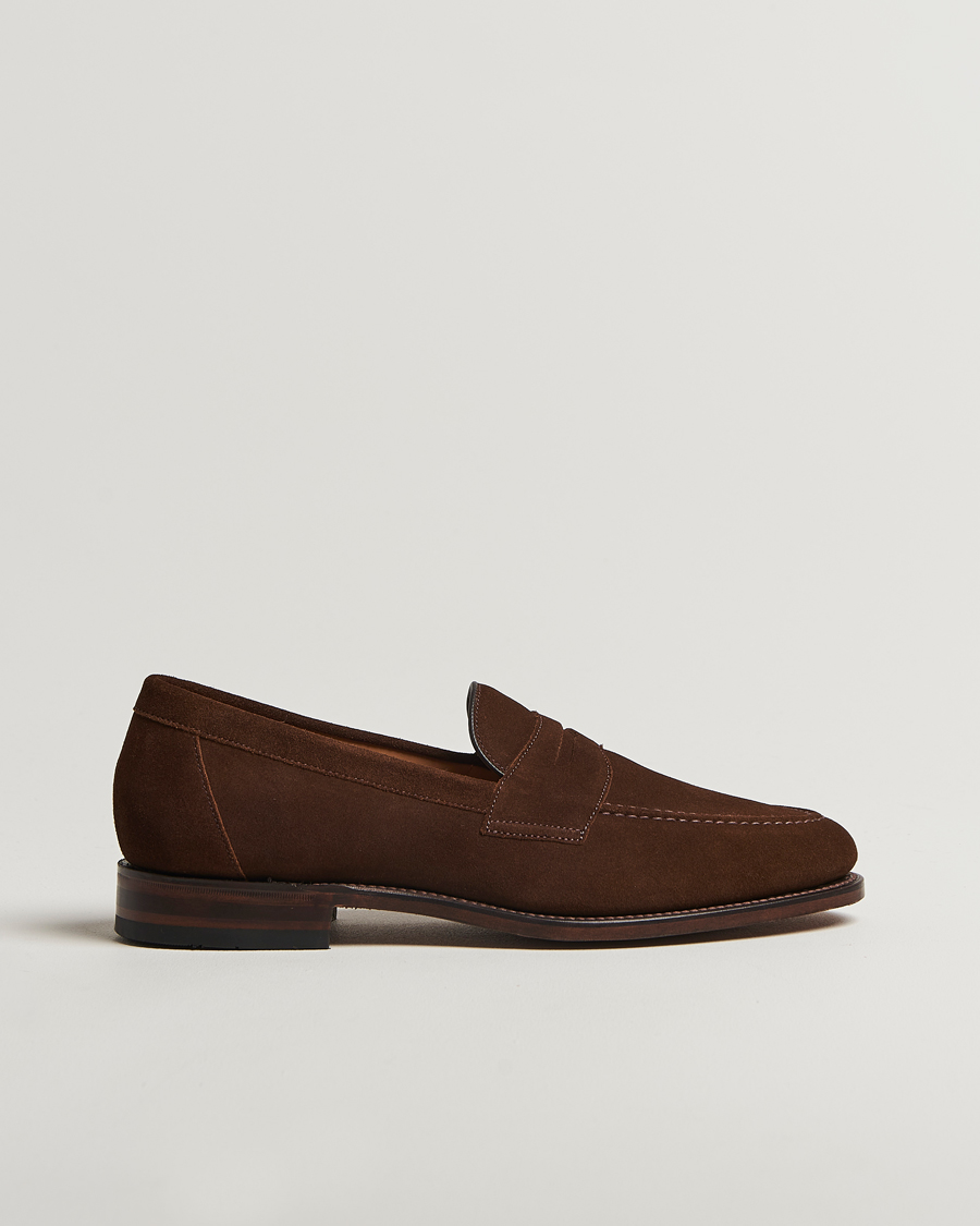 Mies | Loaferit | Loake Shoemakers | Loake 1880 Imperial Suede Loafers Brown