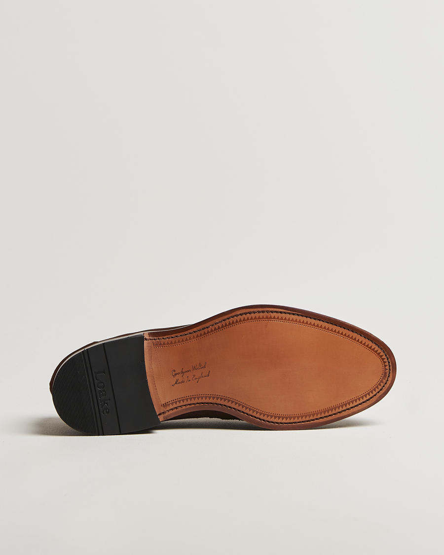 Mies | Loaferit | Loake Shoemakers | Loake 1880 Imperial Suede Loafers Brown