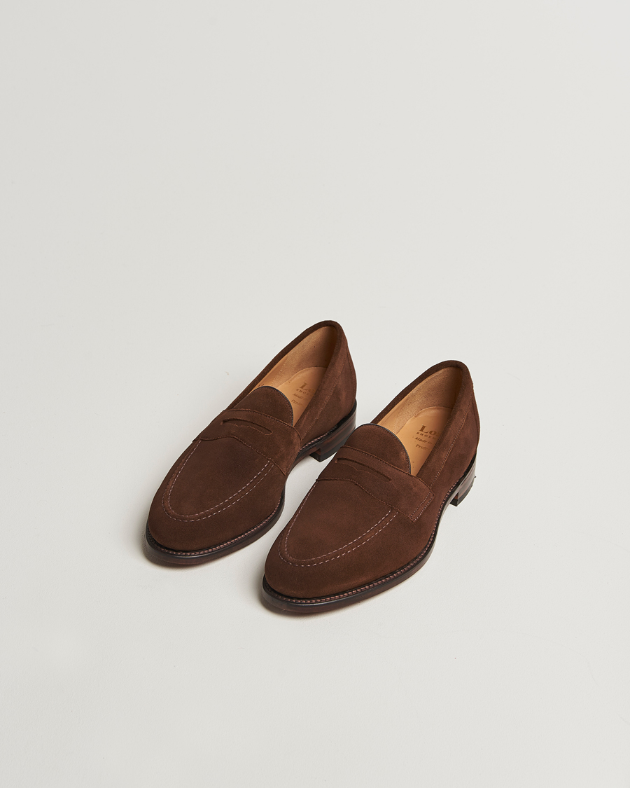 Mies | Loaferit | Loake Shoemakers | Loake 1880 Imperial Suede Loafers Brown