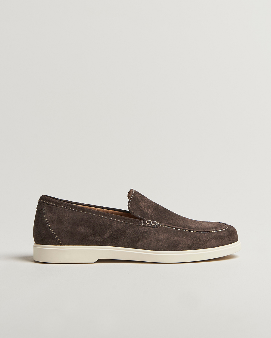 Mies | Loaferit | Loake Shoemakers | Tuscany Suede Loafer Anthracite