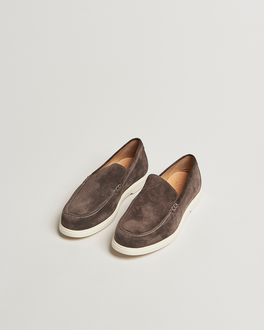 Mies | Loaferit | Loake Shoemakers | Tuscany Suede Loafer Anthracite