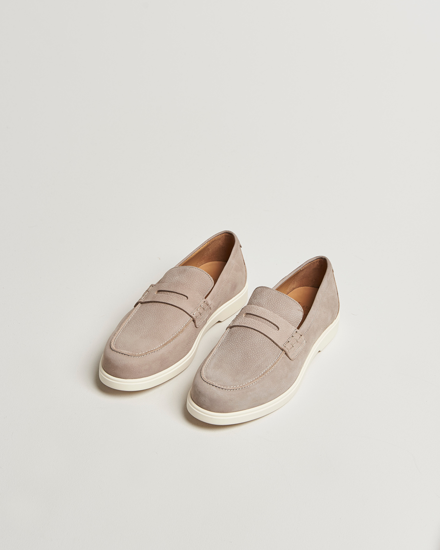 Mies | Loaferit | Loake 1880 | Como Nubuck Loafers Grey