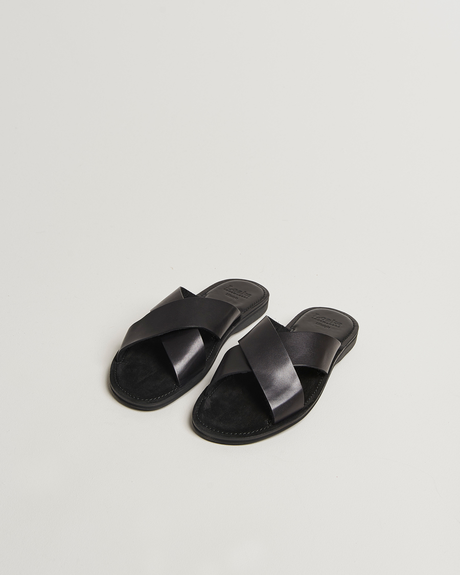 Mies | Sandaalit ja tohvelit | Loake 1880 | Gozo Leather Sandal Black