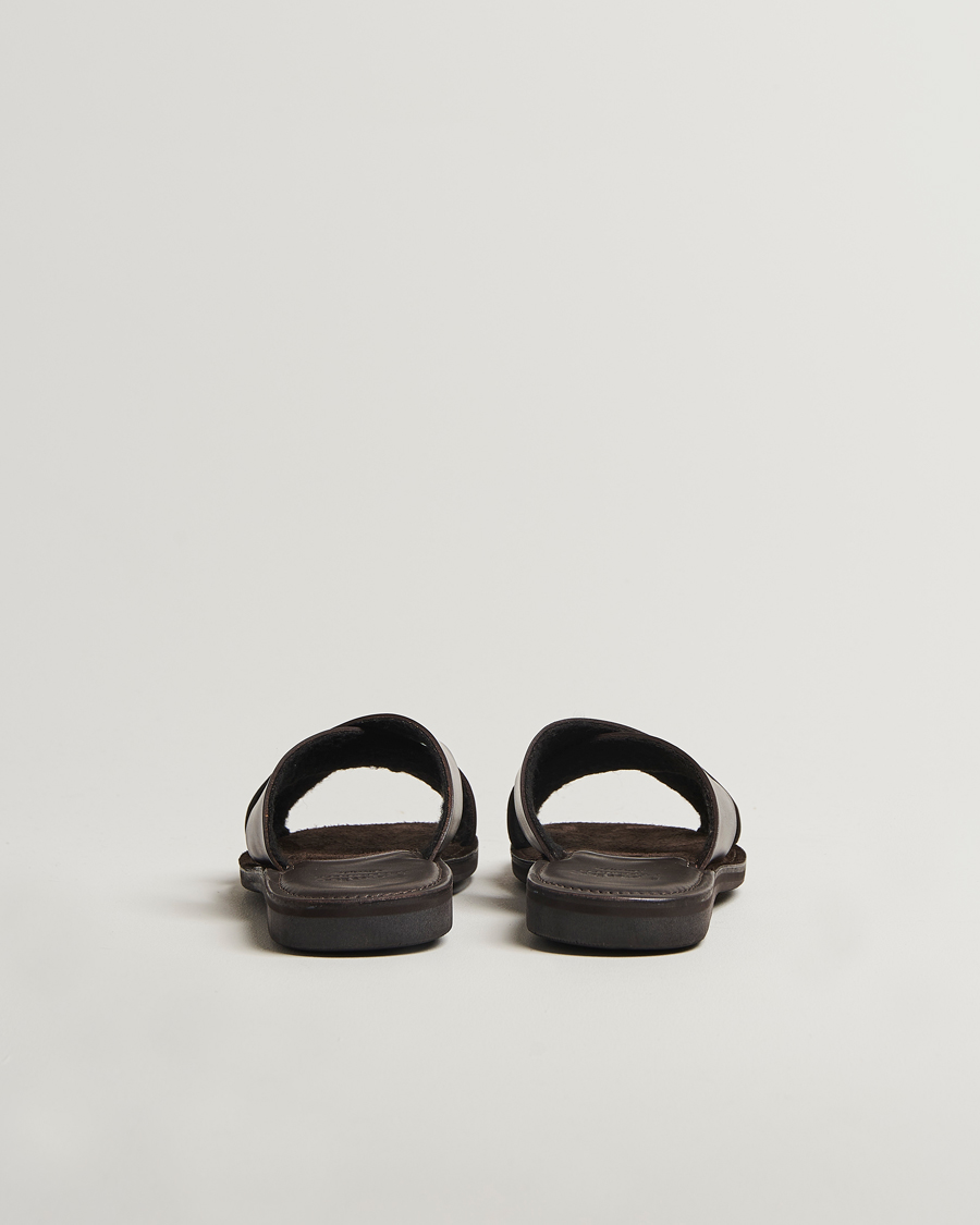 Mies | Sandaalit ja tohvelit | Loake 1880 | Gozo Leather Sandal Dark Brown