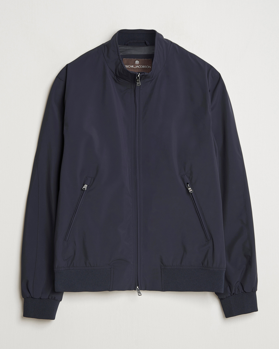 Mies | Takit | Oscar Jacobson | Bomber Nylon Jacket Navy