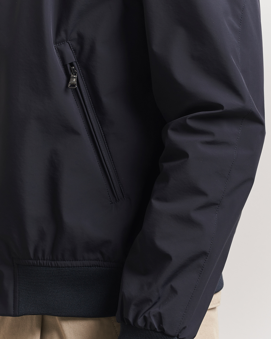 Mies | Takit | Oscar Jacobson | Bomber Nylon Jacket Navy