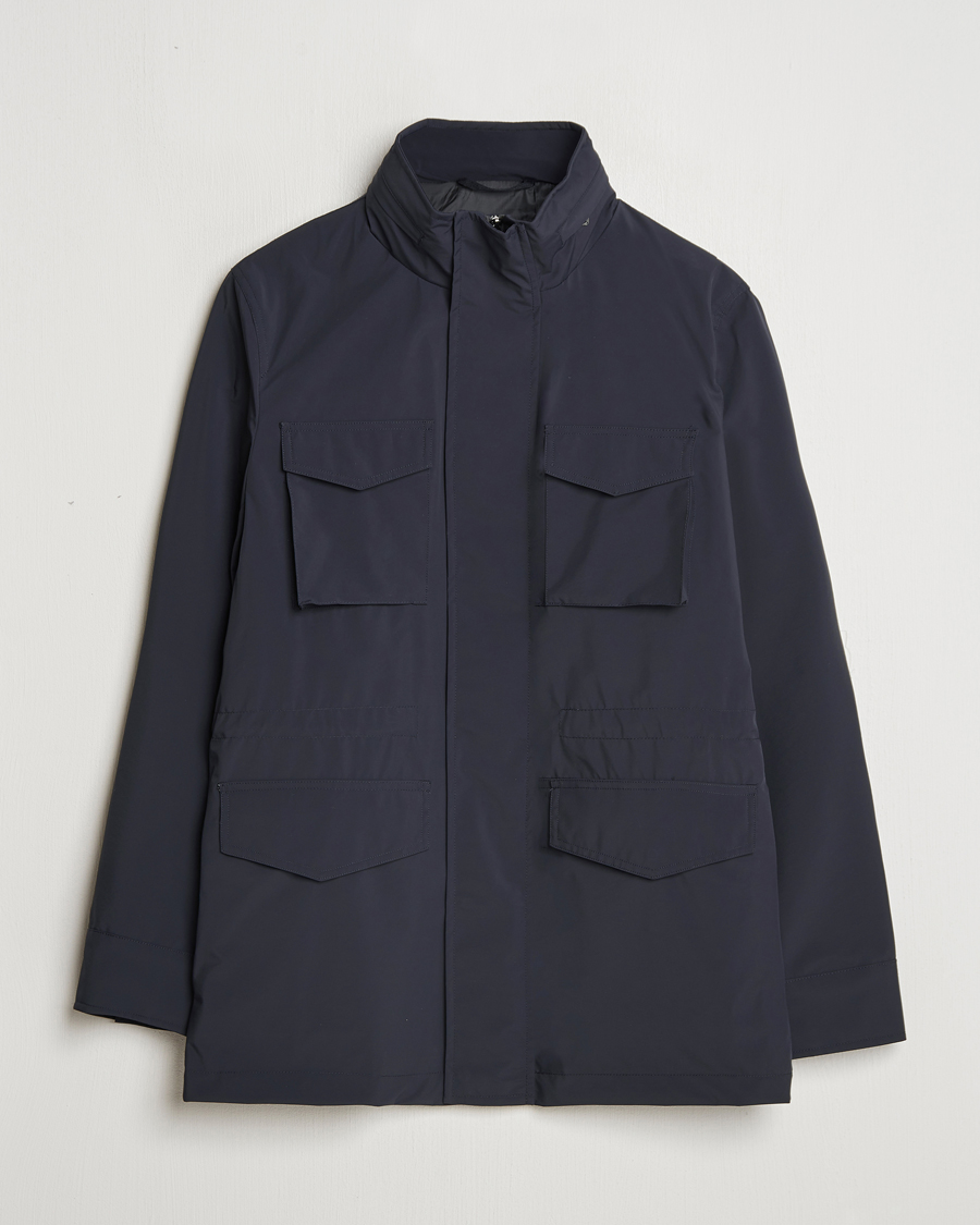Oscar Jacobson M65 Nylon Field Jacket Navy osoitteesta CareOfCarl.fi