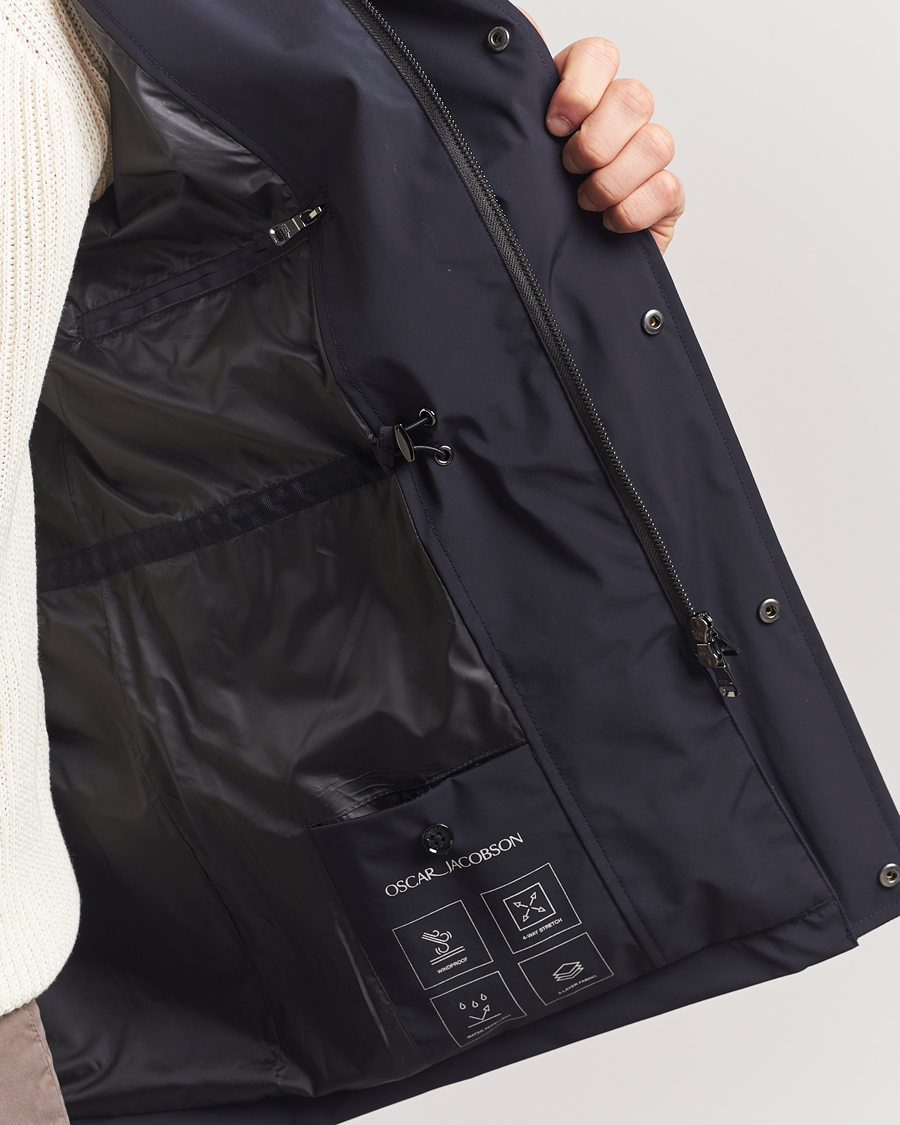 Mies | Takit | Oscar Jacobson | M65 Nylon Field Jacket Navy