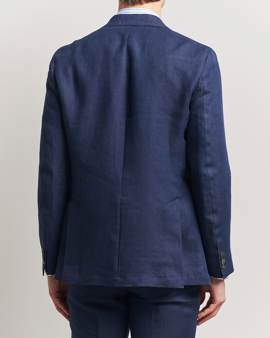 Mies | Pikkutakit | Oscar Jacobson | Ferry Soft Linen Blazer Navy