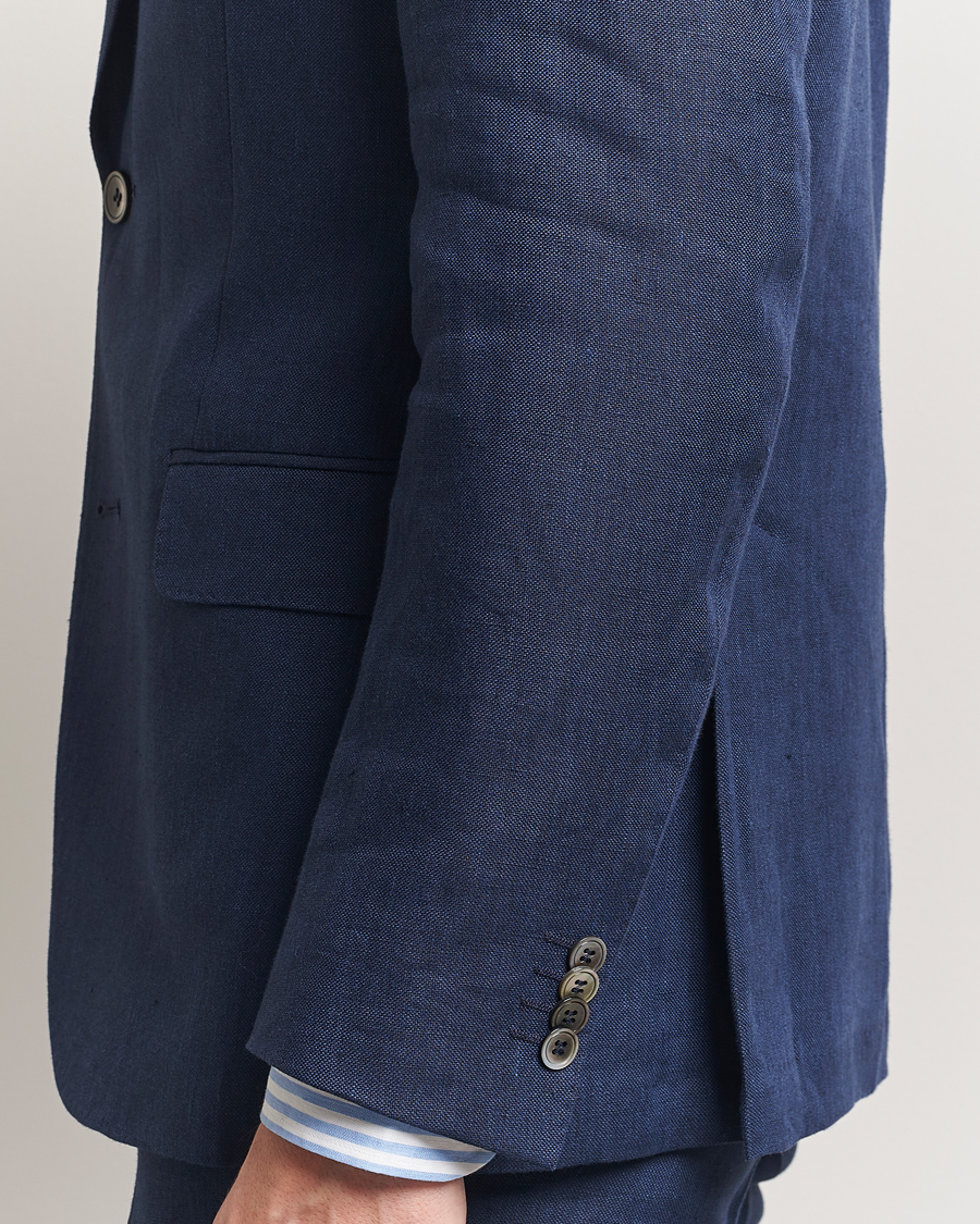 Mies | Pikkutakit | Oscar Jacobson | Ferry Soft Linen Blazer Navy