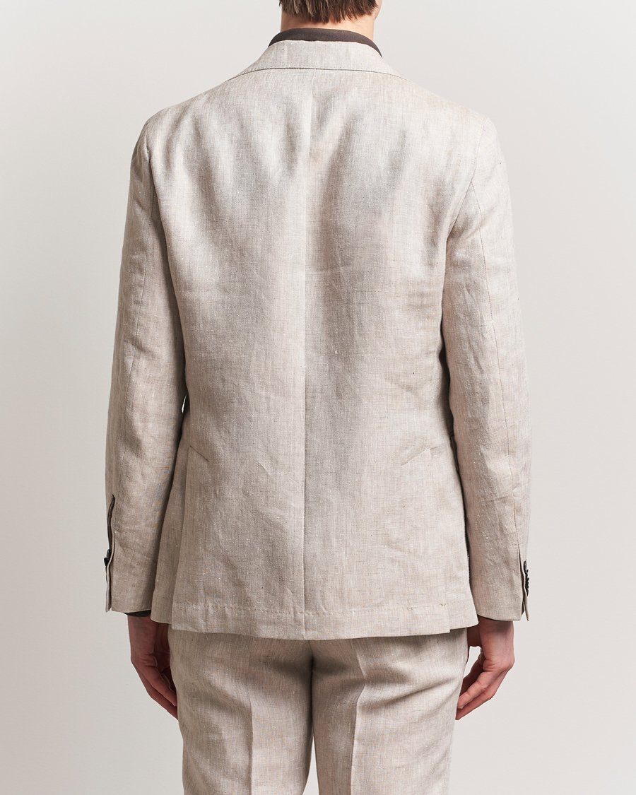 Mies | Pikkutakit | Oscar Jacobson | Ferry Soft Linen Blazer Beige