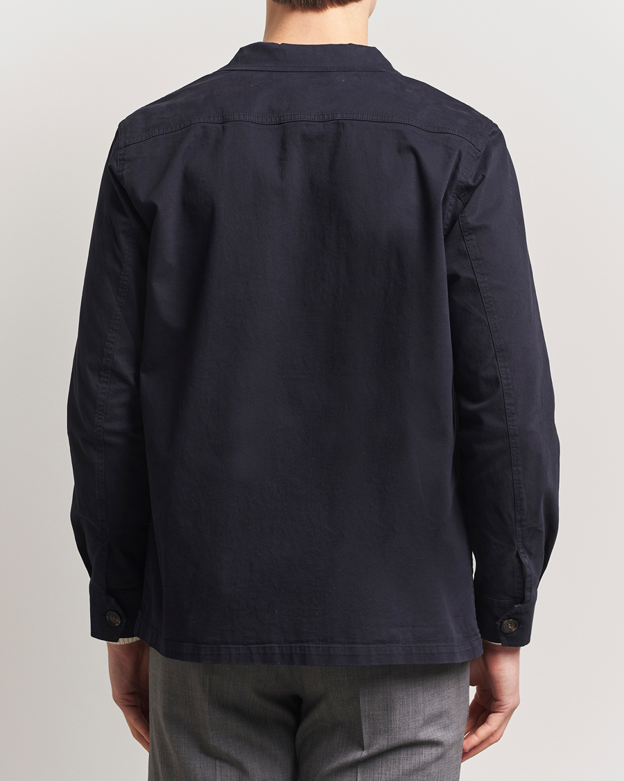 Mies | Kauluspaidat | Oscar Jacobson | Safari Shirt Jacket Navy