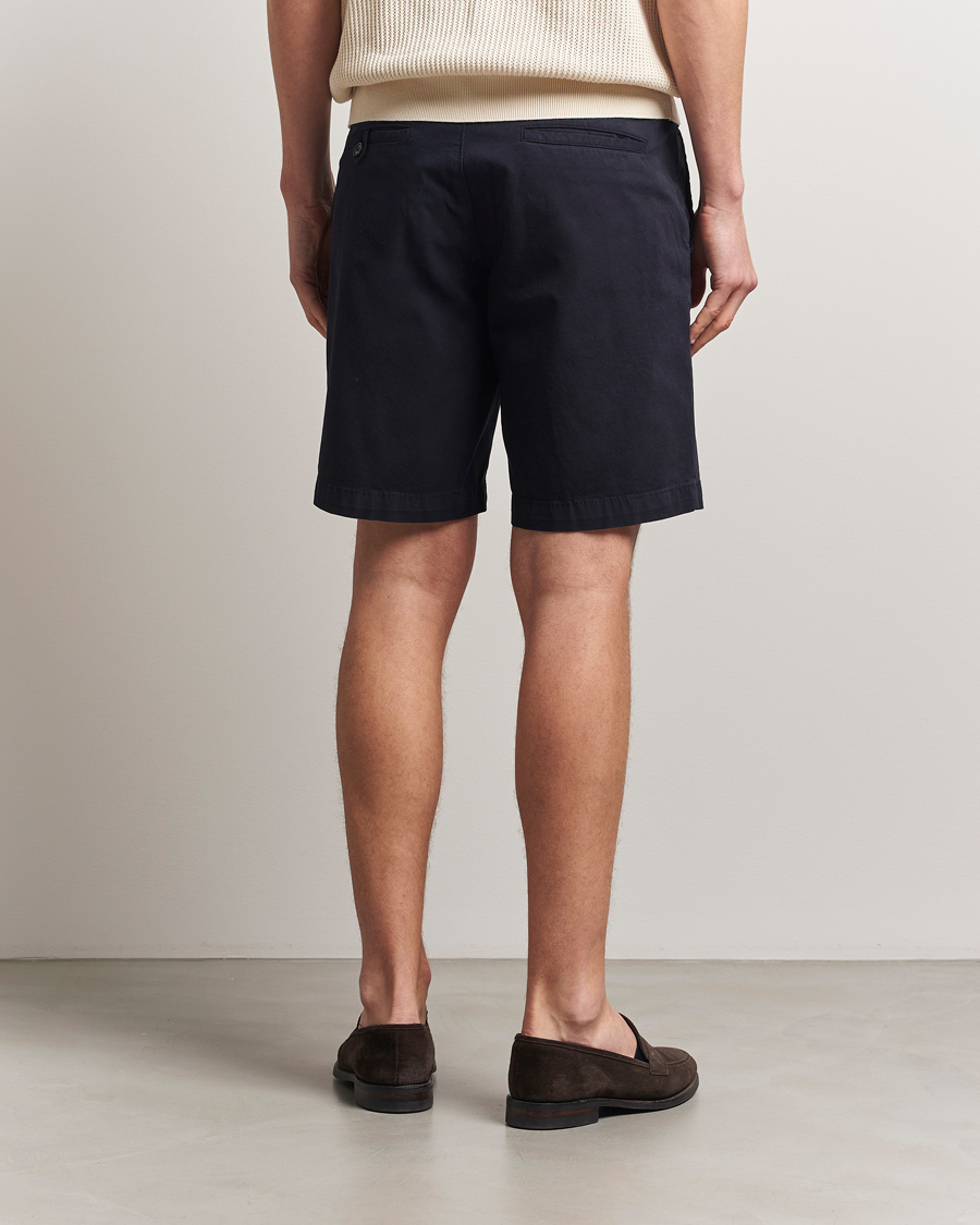 Mies | Shortsit | Oscar Jacobson | Poggio Cotton Shorts Navy