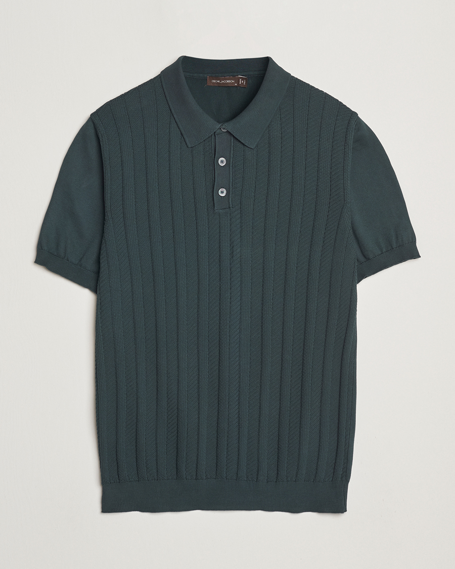 Mies | Pikeet | Oscar Jacobson | Barto Structured Cotton Polo Green