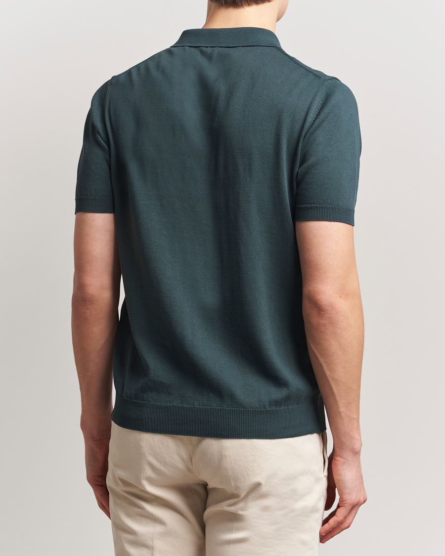 Mies | Pikeet | Oscar Jacobson | Barto Structured Cotton Polo Green