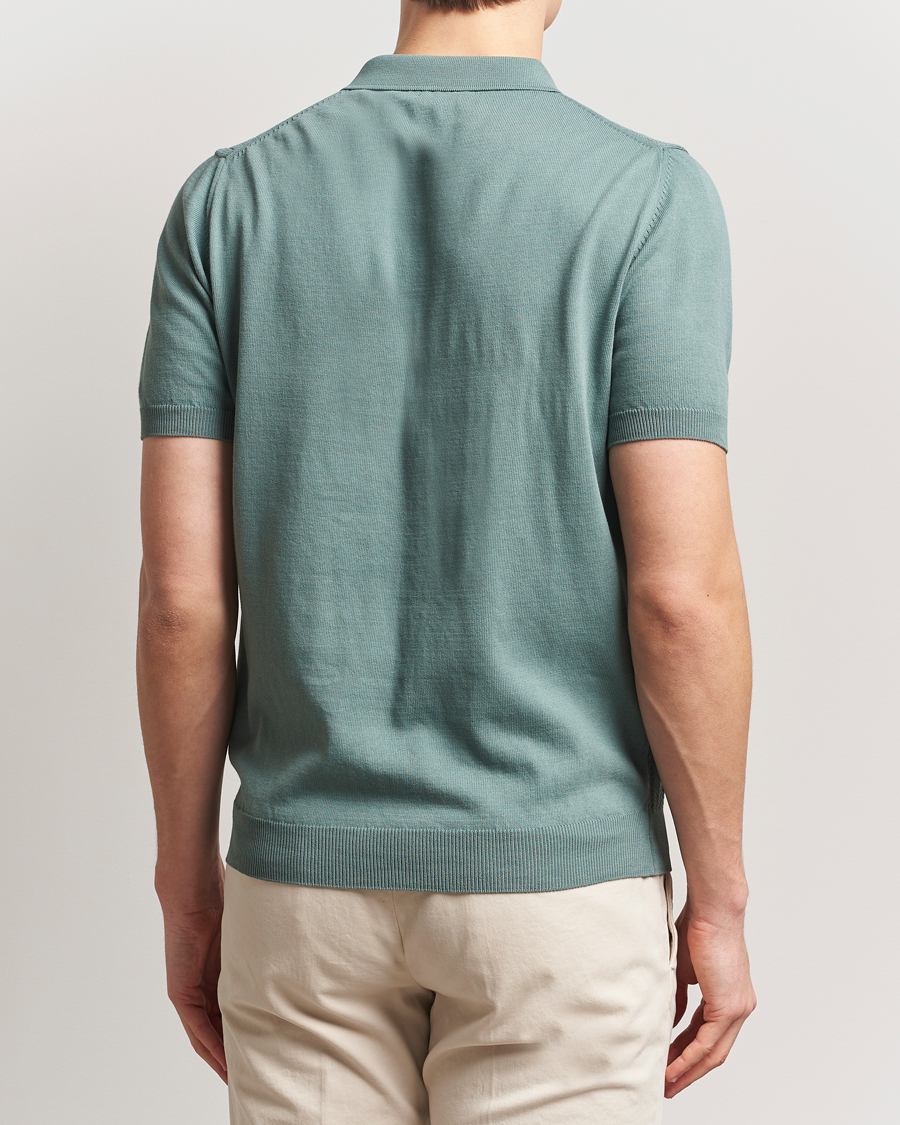 Mies | Pikeet | Oscar Jacobson | Barto Structured Cotton Polo Light Green