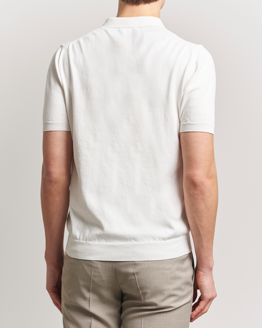 Mies | Pikeet | Oscar Jacobson | Barto Structured Cotton Polo Snow White