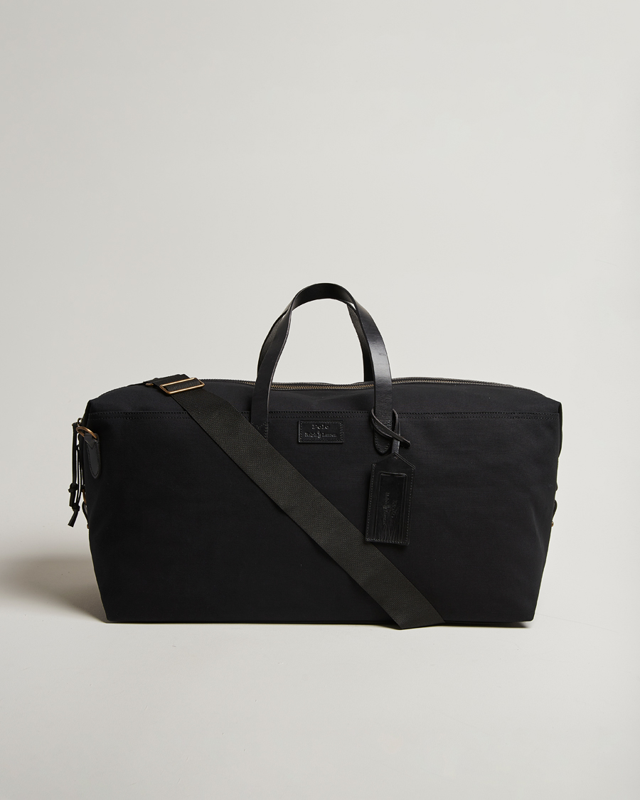 Mies | Polo Ralph Lauren Medium Canvas Duffle Bag Black | Polo Ralph Lauren | Medium Canvas Duffle Bag Black