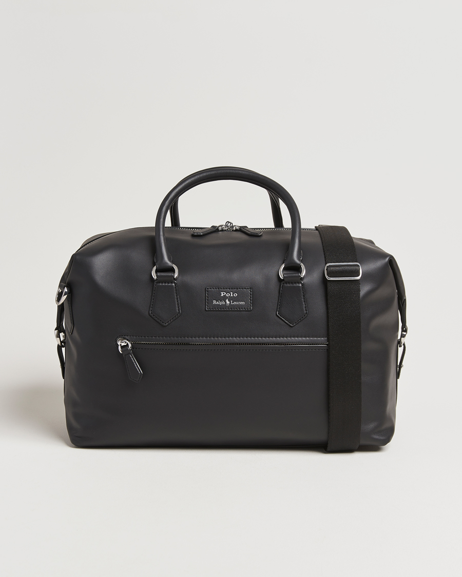 Mies | Polo Ralph Lauren Smooth Leather Weekendbag Black | Polo Ralph Lauren | Smooth Leather Weekendbag Black