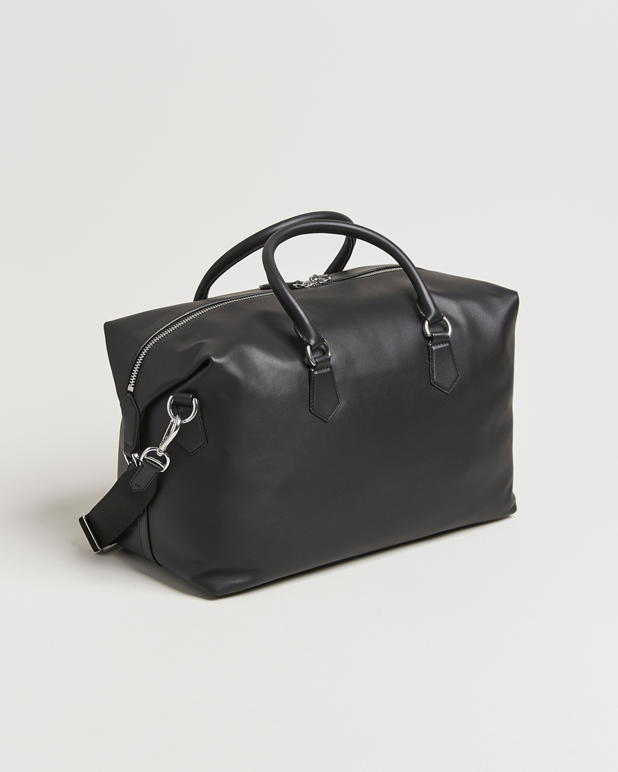 Mies | Polo Ralph Lauren Smooth Leather Weekendbag Black | Polo Ralph Lauren | Smooth Leather Weekendbag Black