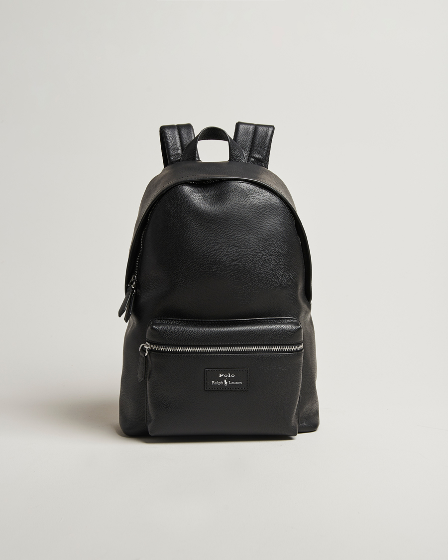 Mies | Laukut | Polo Ralph Lauren | Polo Ralph LaurenPebble Leather BackpackBlack