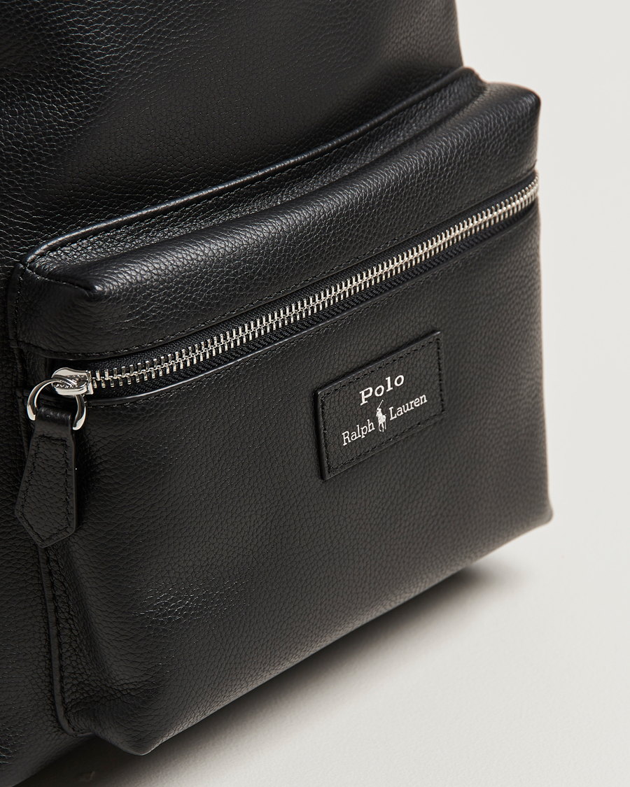 Mies | Laukut | Polo Ralph Lauren | Polo Ralph LaurenPebble Leather BackpackBlack