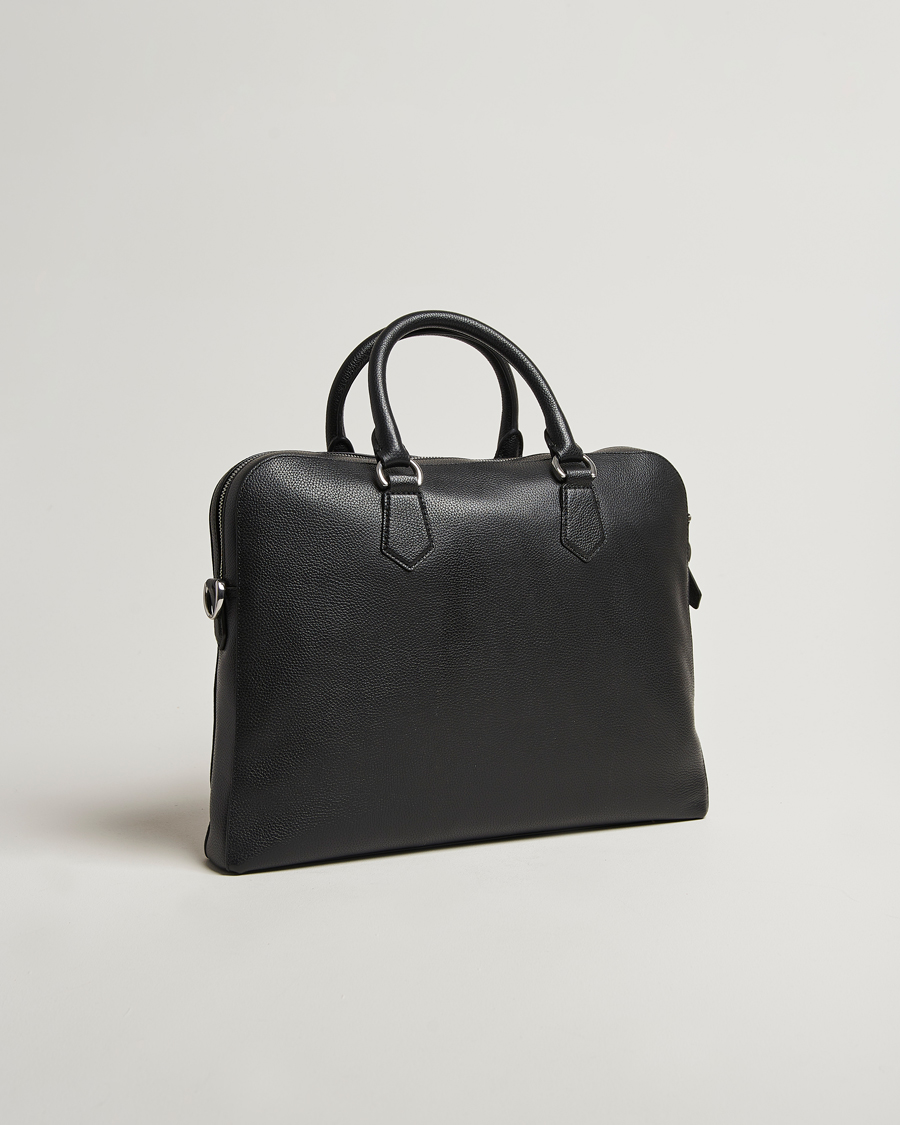 Mies | Laukut | Polo Ralph Lauren | Polo Ralph LaurenPebble Leather BriefcaseBlack