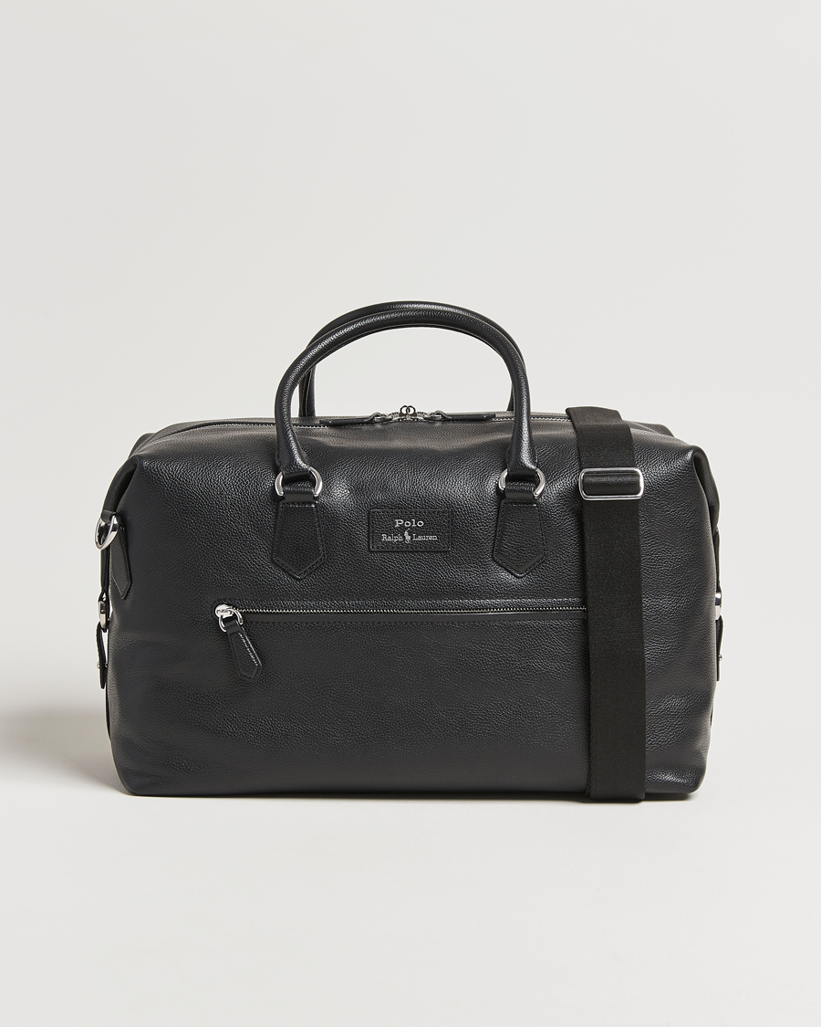 Mies | Laukut | Polo Ralph Lauren | Polo Ralph LaurenPebble Leather Duffle BagBlack