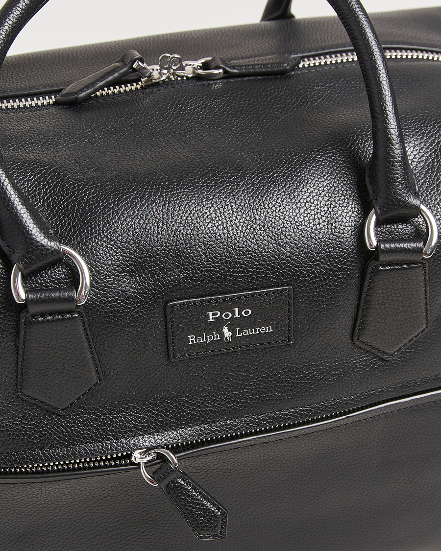 Mies | Laukut | Polo Ralph Lauren | Polo Ralph LaurenPebble Leather Duffle BagBlack