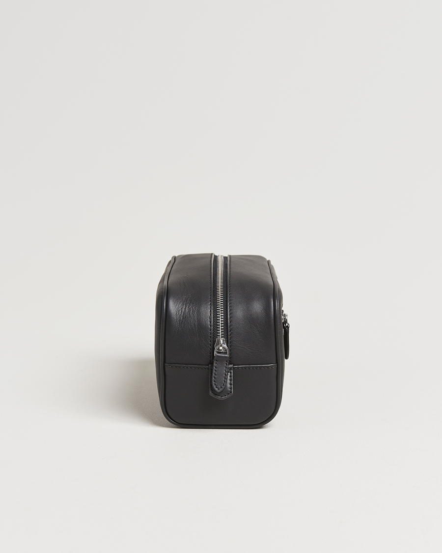 Mies | Polo Ralph Lauren Smooth Leather Washbag Black | Polo Ralph Lauren | Smooth Leather Washbag Black