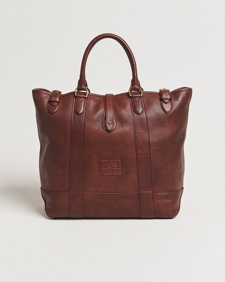 Mies | Polo Ralph Lauren Leather Tote Bag British Tan | Polo Ralph Lauren | Leather Tote Bag British Tan