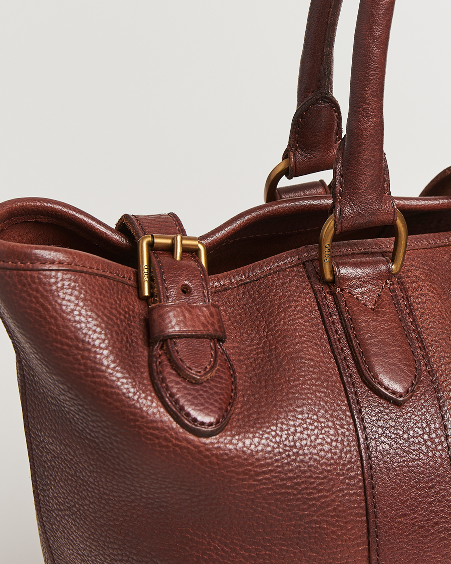 Mies | Polo Ralph Lauren Leather Tote Bag British Tan | Polo Ralph Lauren | Leather Tote Bag British Tan