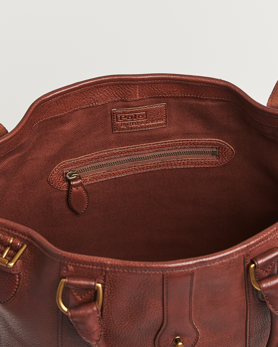 Mies | Polo Ralph Lauren Leather Tote Bag British Tan | Polo Ralph Lauren | Leather Tote Bag British Tan