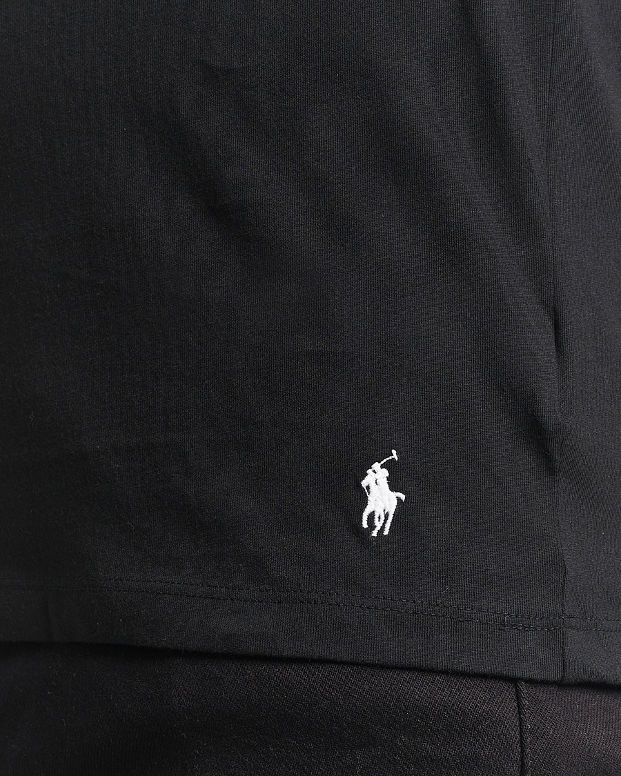 Mies | T-paidat | Polo Ralph Lauren | 3-Pack V Neck T-Shirt White/Grey/Black
