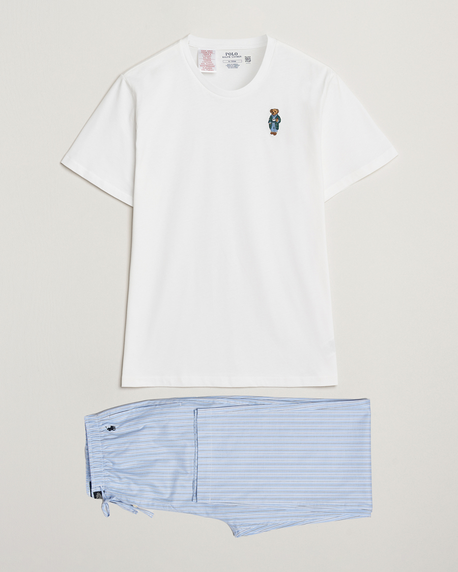 Mies | Yöpuvut ja kylpytakit | Polo Ralph Lauren | Cotton Pyjama Set Blue/White