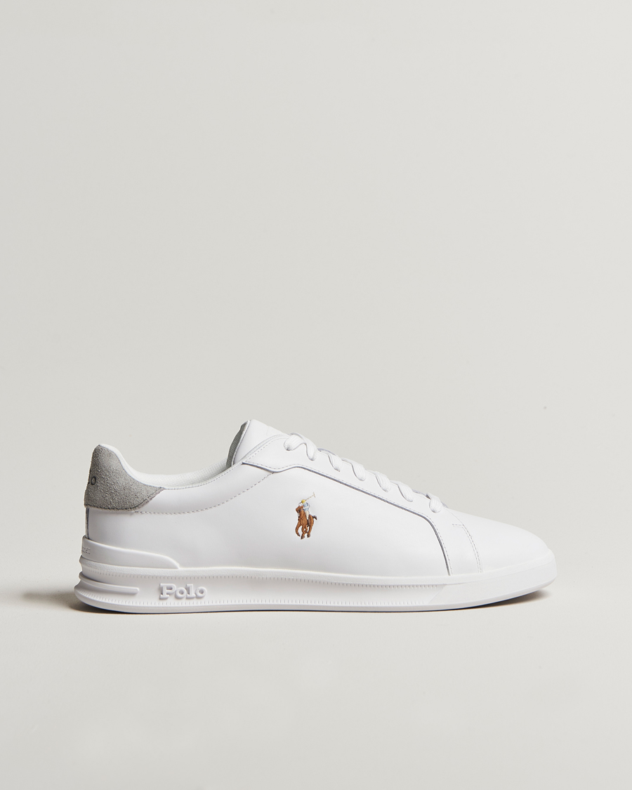 Mies | Polo Ralph Lauren Heritage Court II Sneaker White/Grey | Polo Ralph Lauren | Heritage Court II Sneaker White/Grey