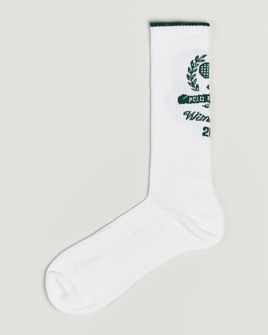 Mies | Alusvaatteet | Polo Ralph Lauren | Wimbledon Crew Cotton Socks White