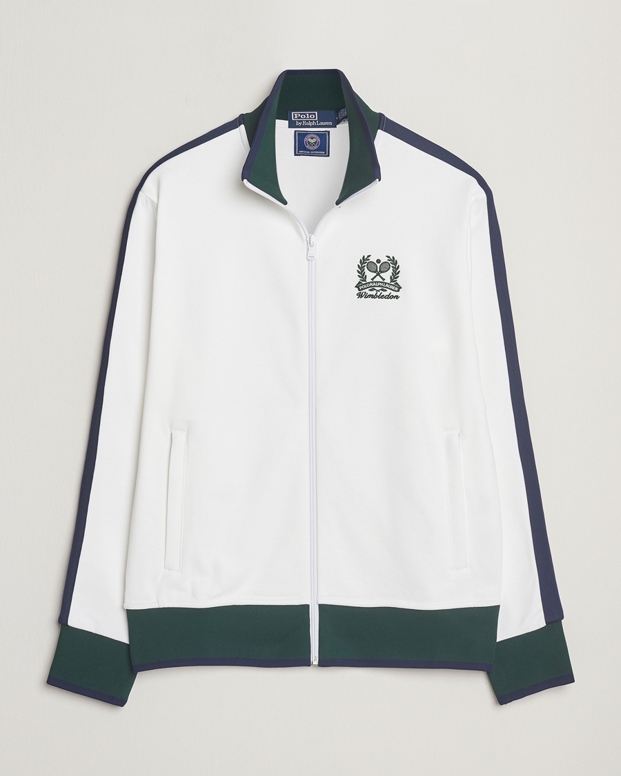 Mies | Puserot | Polo Ralph Lauren | Wimbledon Full-Zip Ceramic White