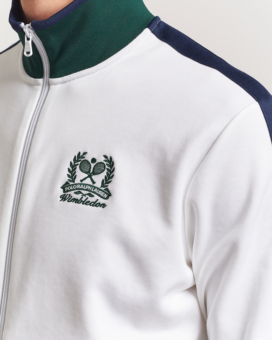 Mies | Puserot | Polo Ralph Lauren | Wimbledon Full-Zip Ceramic White
