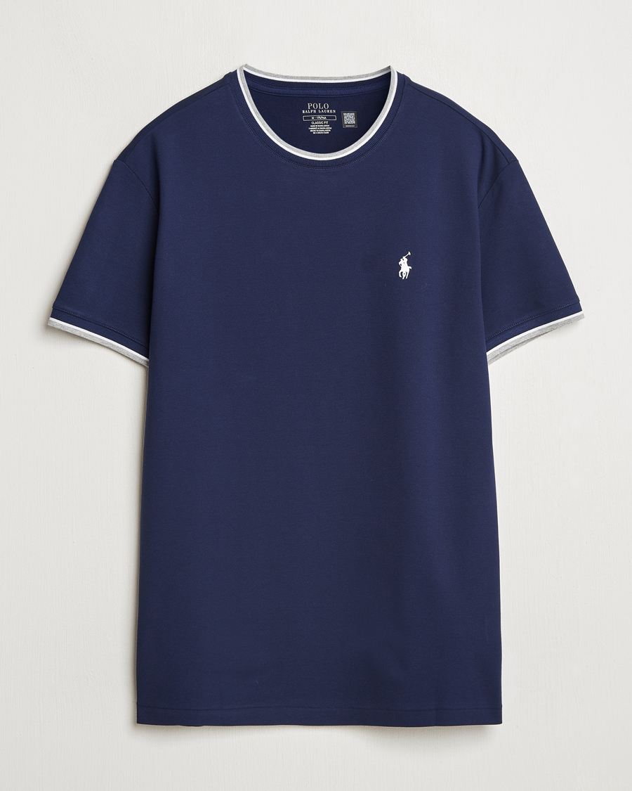 Mies | T-paidat | Polo Ralph Lauren | Mesh Polo Tee Newport Navy