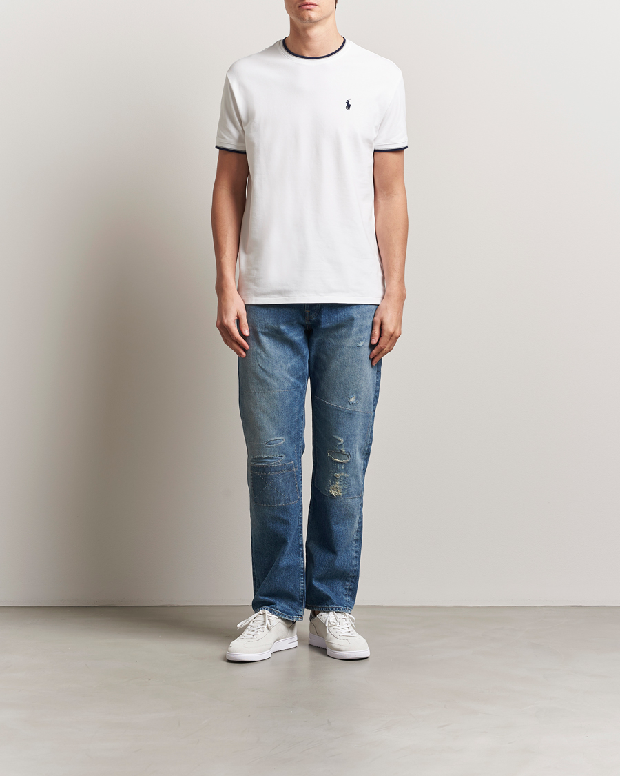 Mies | T-paidat | Polo Ralph Lauren | Mesh Polo T-Shirt White