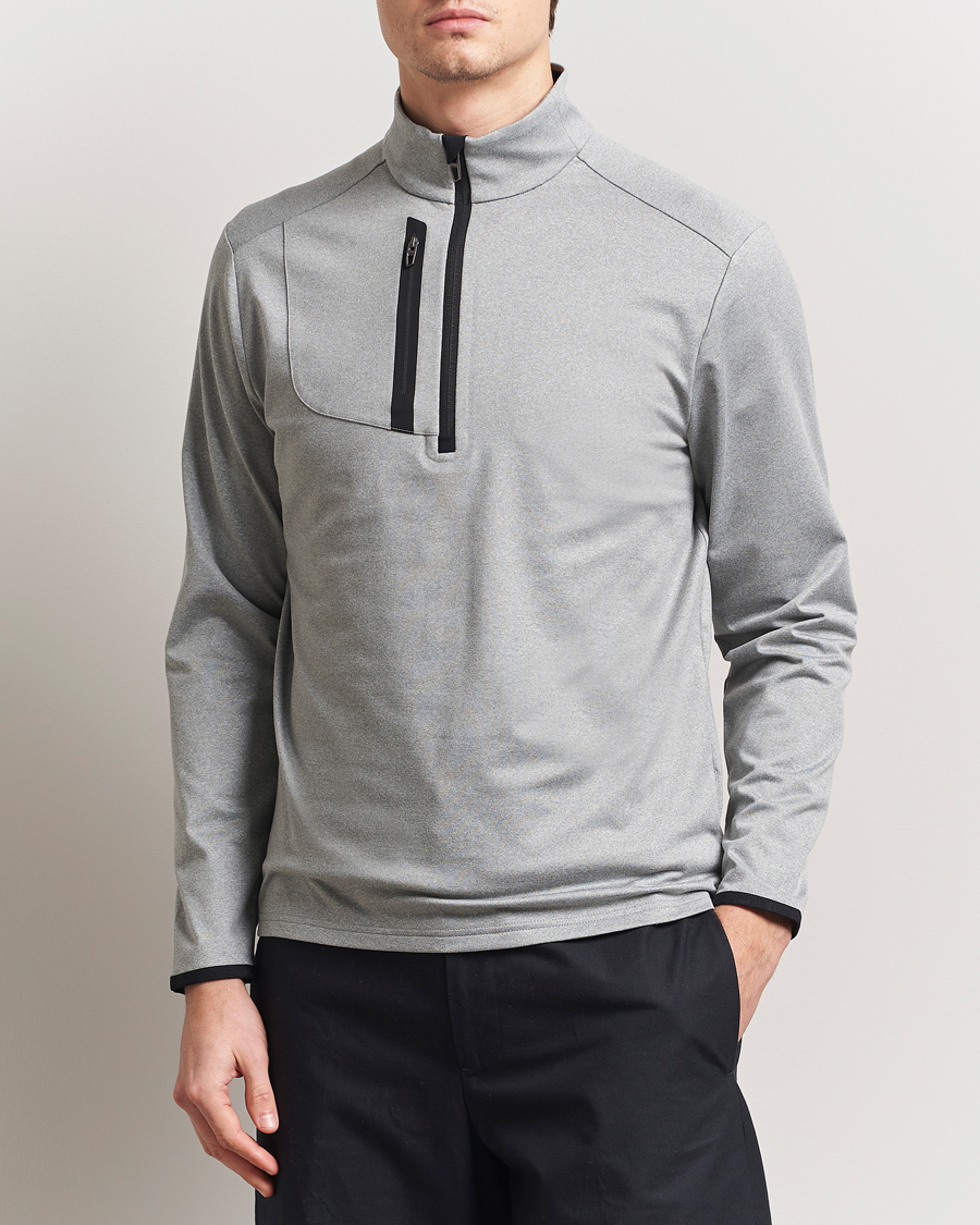 Mies | Golfvaatteet | RLX Ralph Lauren | Luxury Jersey Half Zip Andover Heather