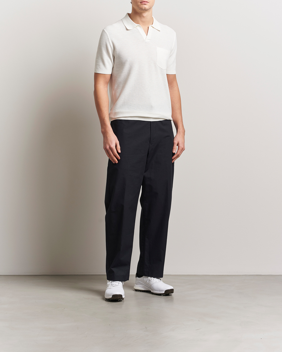 Mies | Puserot | RLX Ralph Lauren | Cotton Coolmax Pocket Polo White Splash