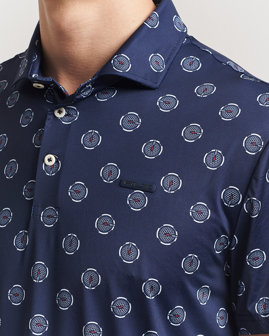 Mies | Pikeet | RLX Ralph Lauren | Airflow Active Polo Mini G Golfball/Refined Navy