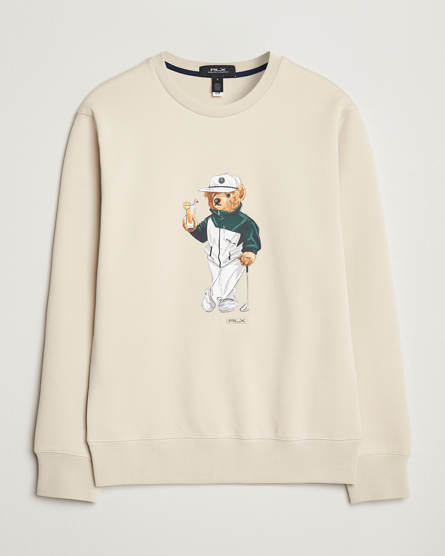 Mies | Puserot | RLX Ralph Lauren | Golf Bear Active Sweatshirt Basic Sand