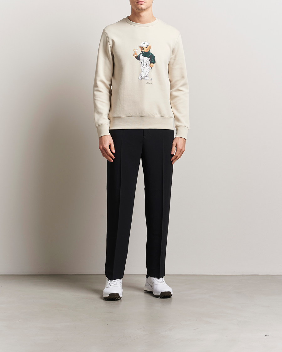 Mies | Puserot | RLX Ralph Lauren | Golf Bear Active Sweatshirt Basic Sand