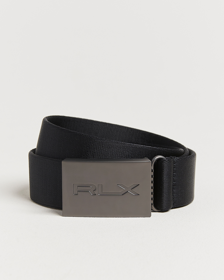 Mies | RLX Ralph Lauren Active Tech Belt Polo Black | RLX Ralph Lauren | Active Tech Belt Polo Black