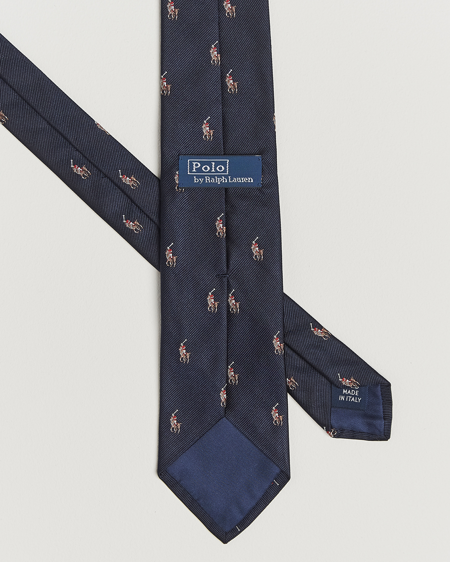 Mies | Polo Ralph Lauren Polo Player Tie Navy | Polo Ralph Lauren | Polo Player Tie Navy