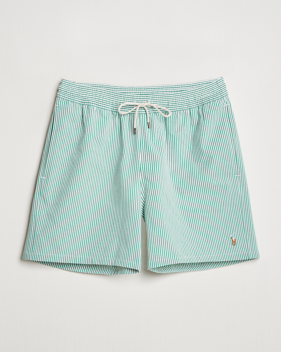 Mies | Uimahousut | Polo Ralph Lauren | Recycled Traveler Seersucker Swimshorts Raft Green