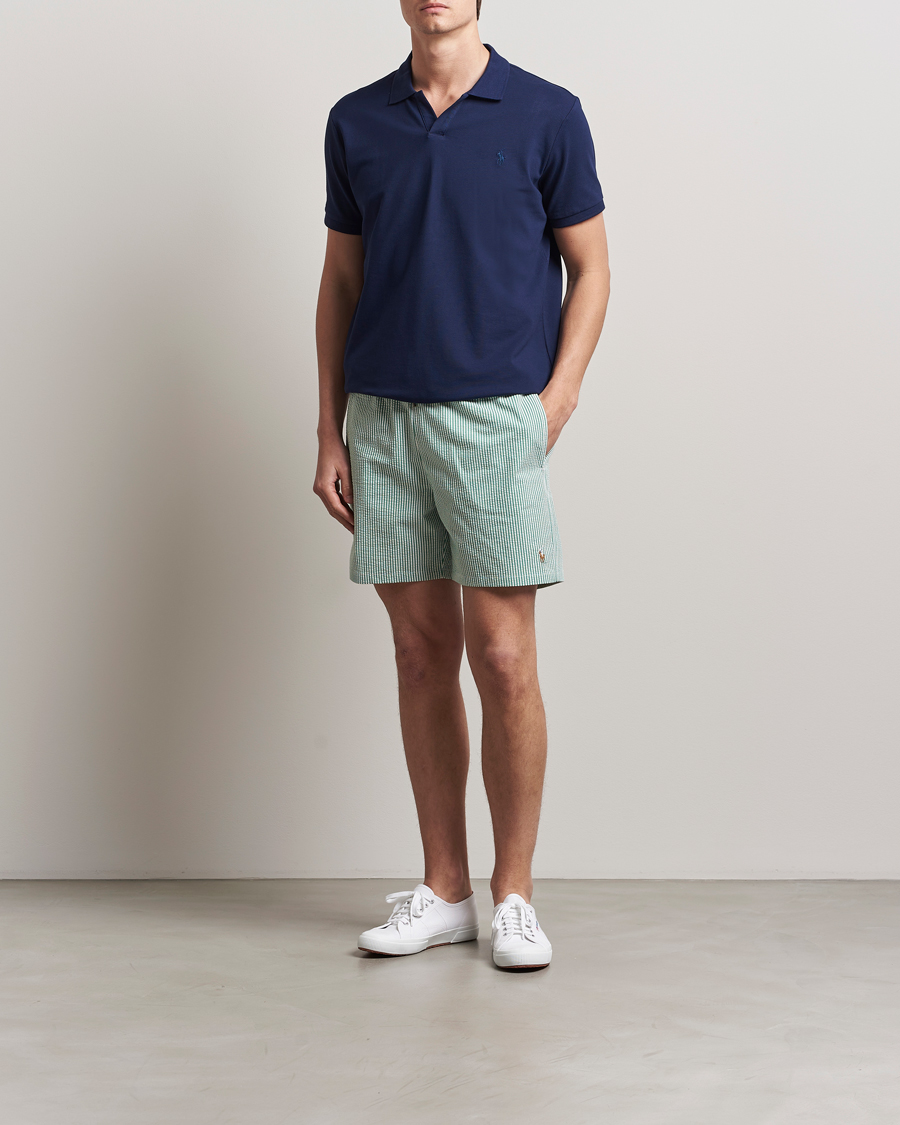 Mies | Uimahousut | Polo Ralph Lauren | Recycled Traveler Seersucker Swimshorts Raft Green
